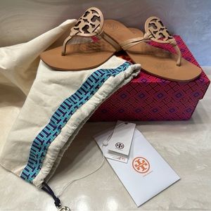 Tory Burch Miller Square Toe Size 5.5
